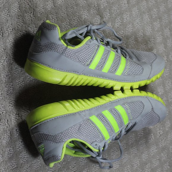Adidas Men\'s Size 8 Grey & Green Training Shoes main image 5